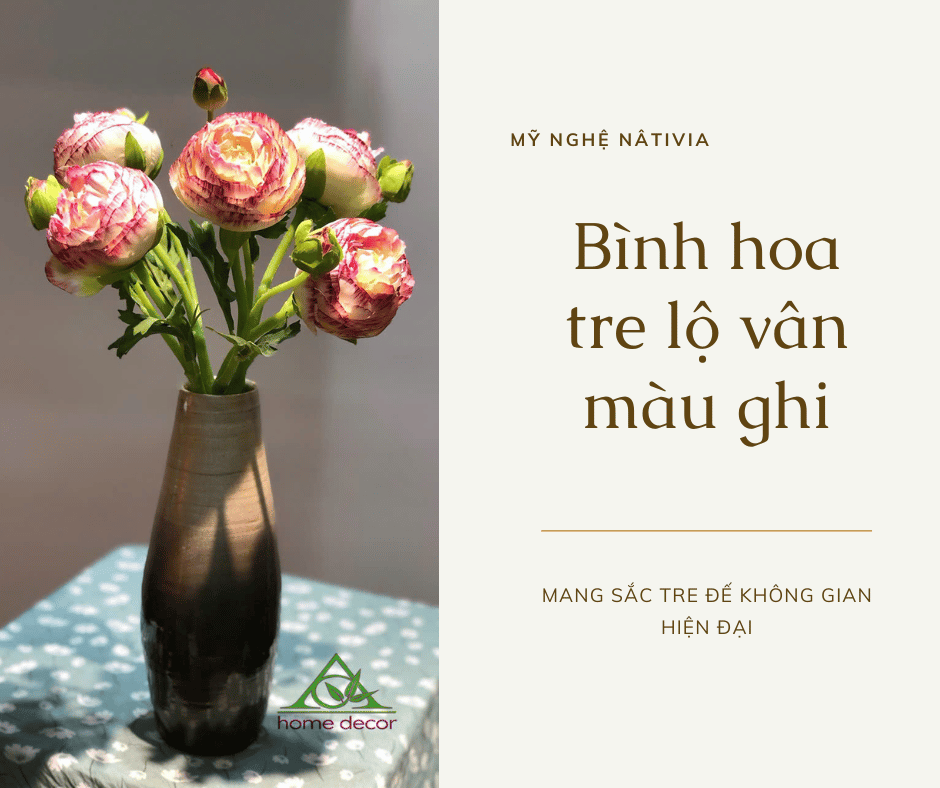Cách dùng bình hoa to và bình hoa nhỏ